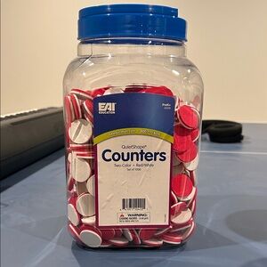 EAI Education Red and White Counters